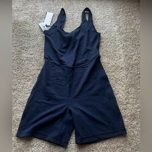Aritzia Deep Blue Sleeveless Jumpsuit sway